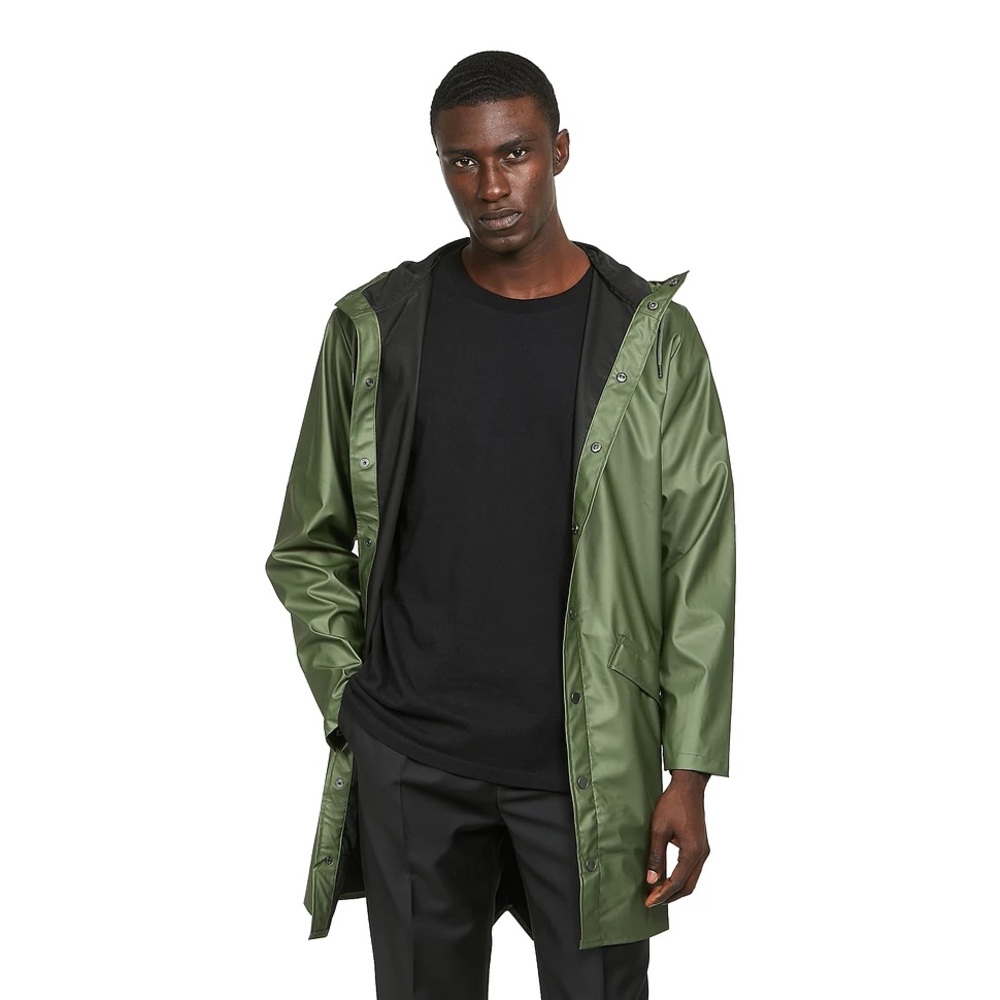 NWT Rains Unisex Evergreen Long Jacket